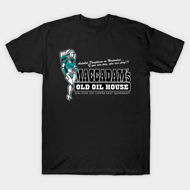 Maccadam's Old Oil House (Paradron Repaint) T-Shirt by boltfromtheblue